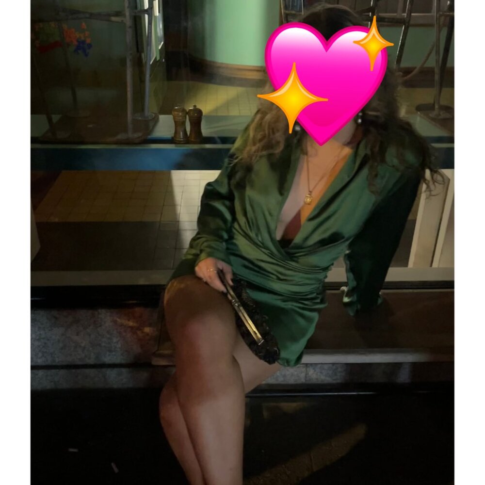 Emerald Satin Mini Dress